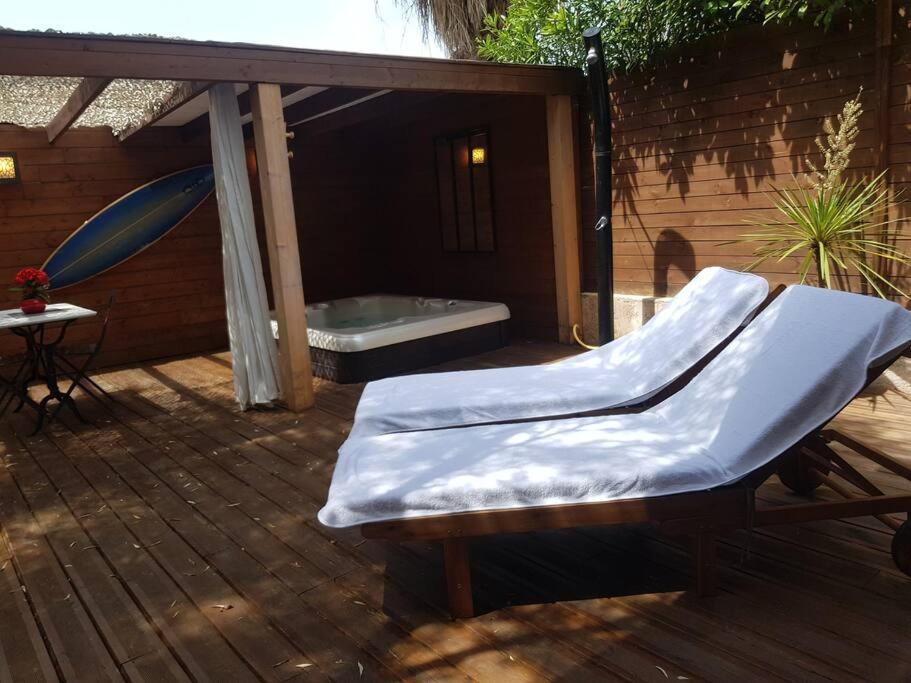 Апартаменты Studio Jacuzzi Prive A 8 Min A Pied De La Plage Ла-Сьота Экстерьер фото